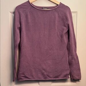 Eddie Bauer Purple Knit Sweater